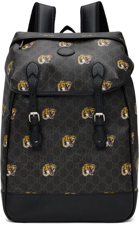 gucci belt with tiger head|Gucci backpack with tiger.